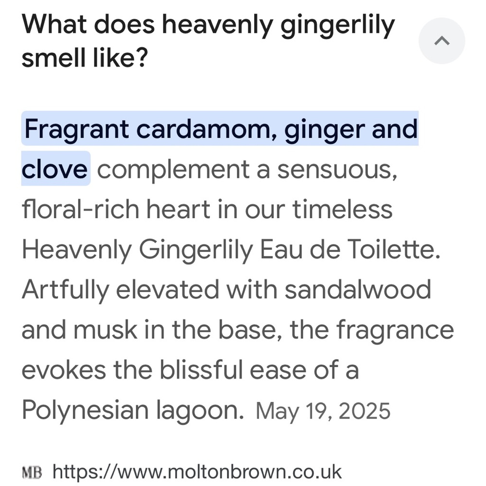 Molton Brown Heavenly Gingerlily EDP Eau de Parfum perfume 3.3 fl oz 100 ml new - Picture 7 of 9